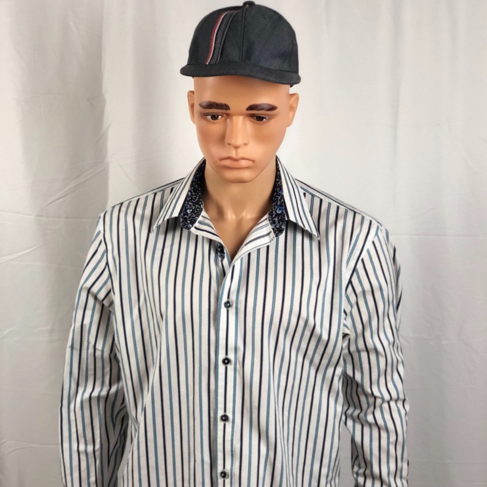 ZAGIRI MEN'S DRESS SHIRT SIZE XL